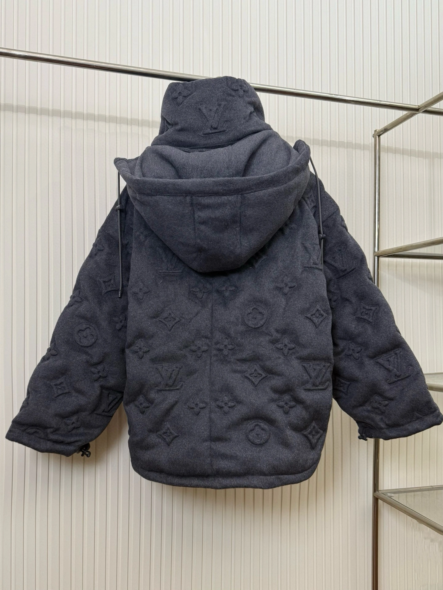 wg.luxury-8V wool Down jacket white goose down 2colour item:E-F405I2295-2H